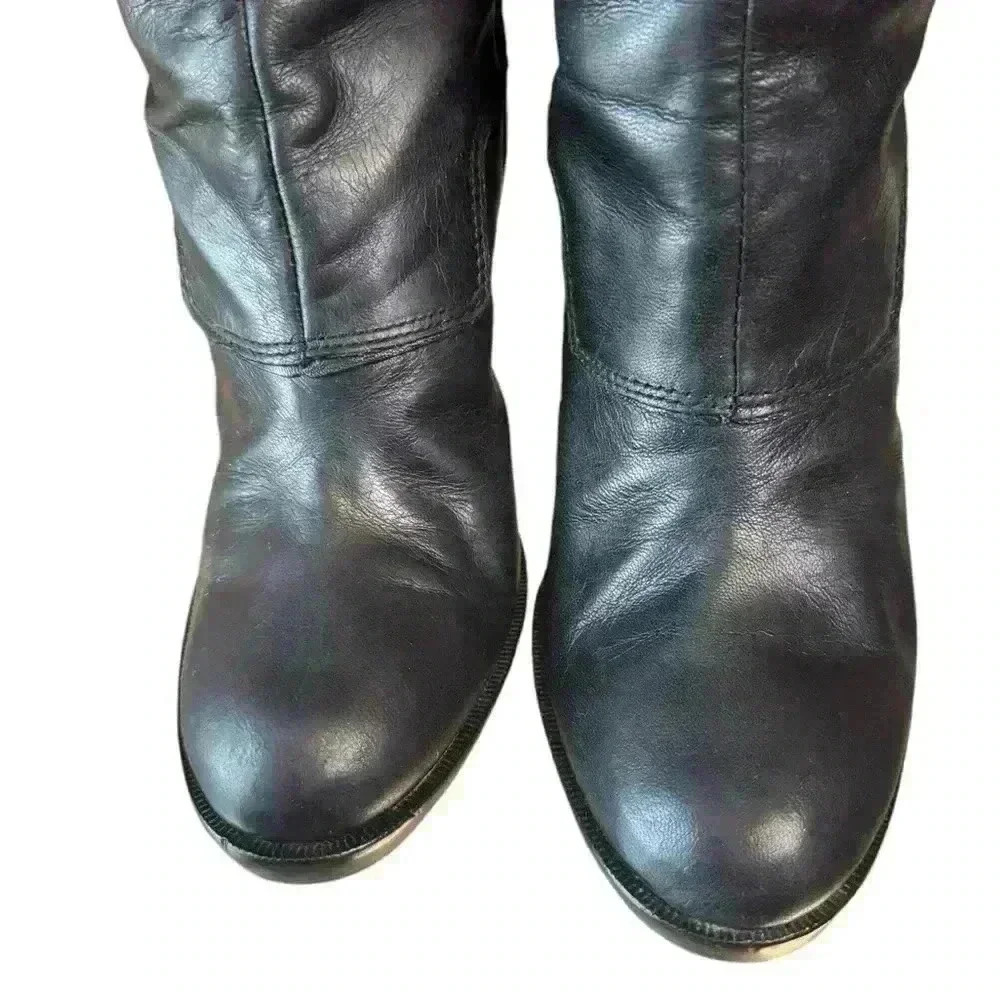 Michael Kors Women’s Greenwich Tall Belted Knee High Riding Boots Size 71/2. - Picture 4 of 10